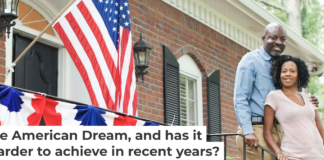 Homeownership, often considered key to the American Dream, is difficult to achieve for many families due to rising housing costs. Kingfisher Productions via Getty Images